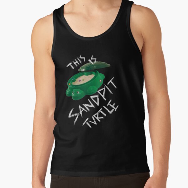 This Is Sandpit Turtle - bmth meme - white on black Tank Top RB1608 product Offical bmth Merch