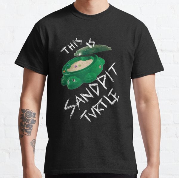 This Is Sandpit Turtle - bmth meme - white on black Classic T-Shirt RB1608 product Offical bmth Merch
