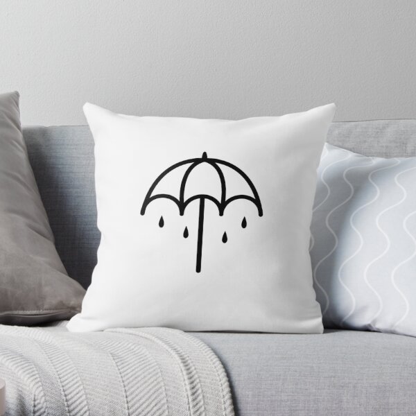 umbrella Throw Pillow RB1608 product Offical bmth Merch