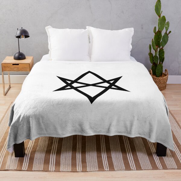 Black logos Throw Blanket RB1608 product Offical bmth Merch
