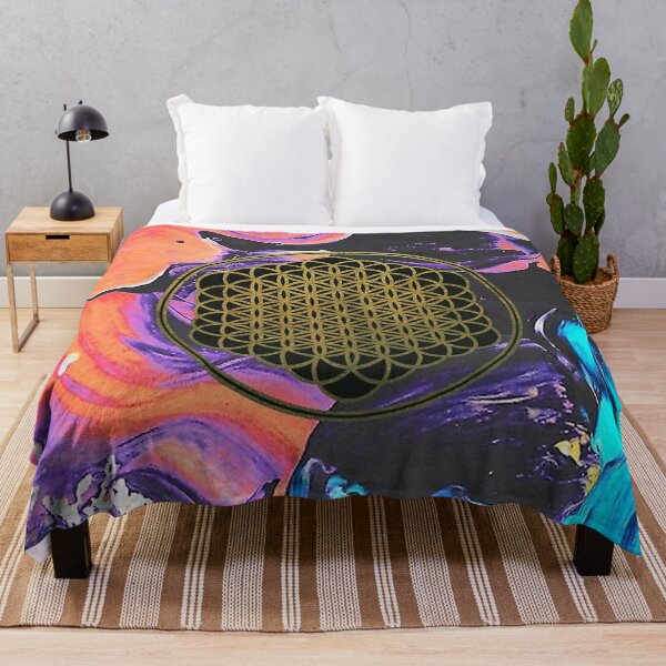 Retro groovy Throw Blanket RB1608 product Offical bmth Merch